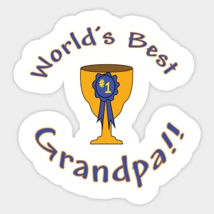 World's Greatest Grandpa Sticker